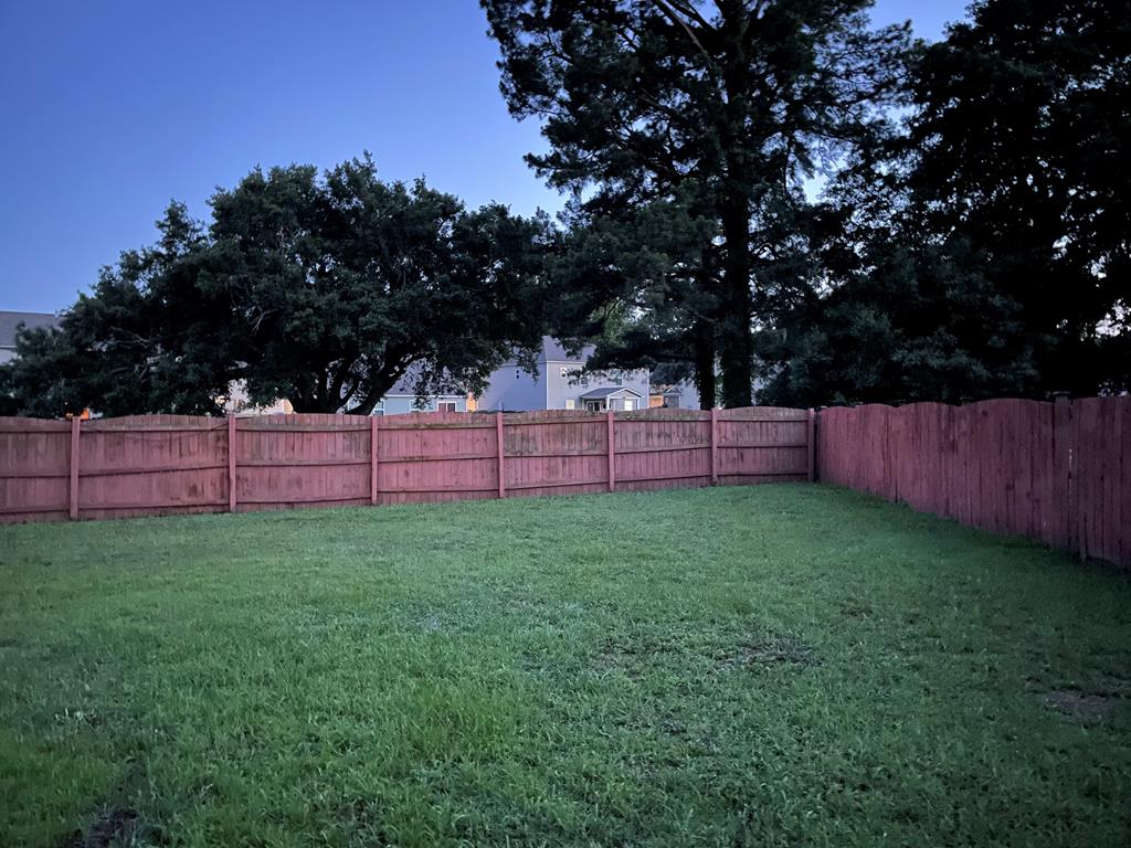 Large Fenced Backyard 