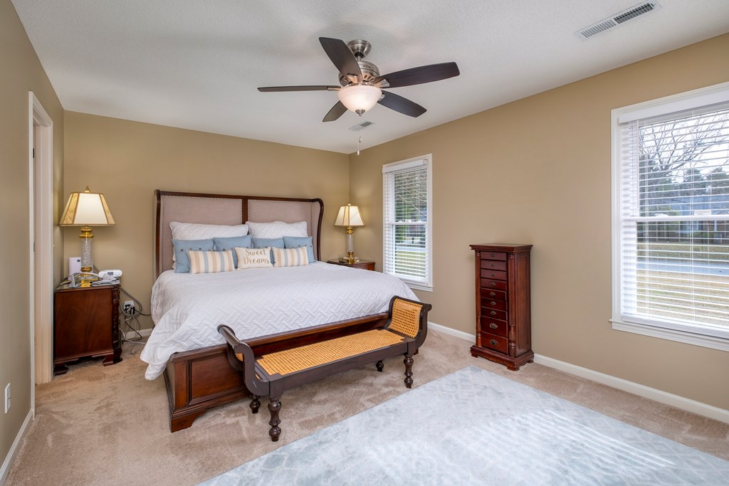 Master Bedroom with California King Size Bed